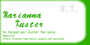 marianna kuster business card